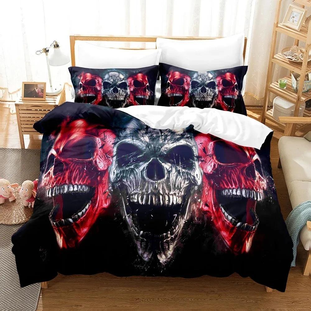 Diablo Bedding Sets Exquisite Bed Supplies Set Immortal Game Duvet Cover Bed Comforter Set Bedding Set Luxury Birthday Gift