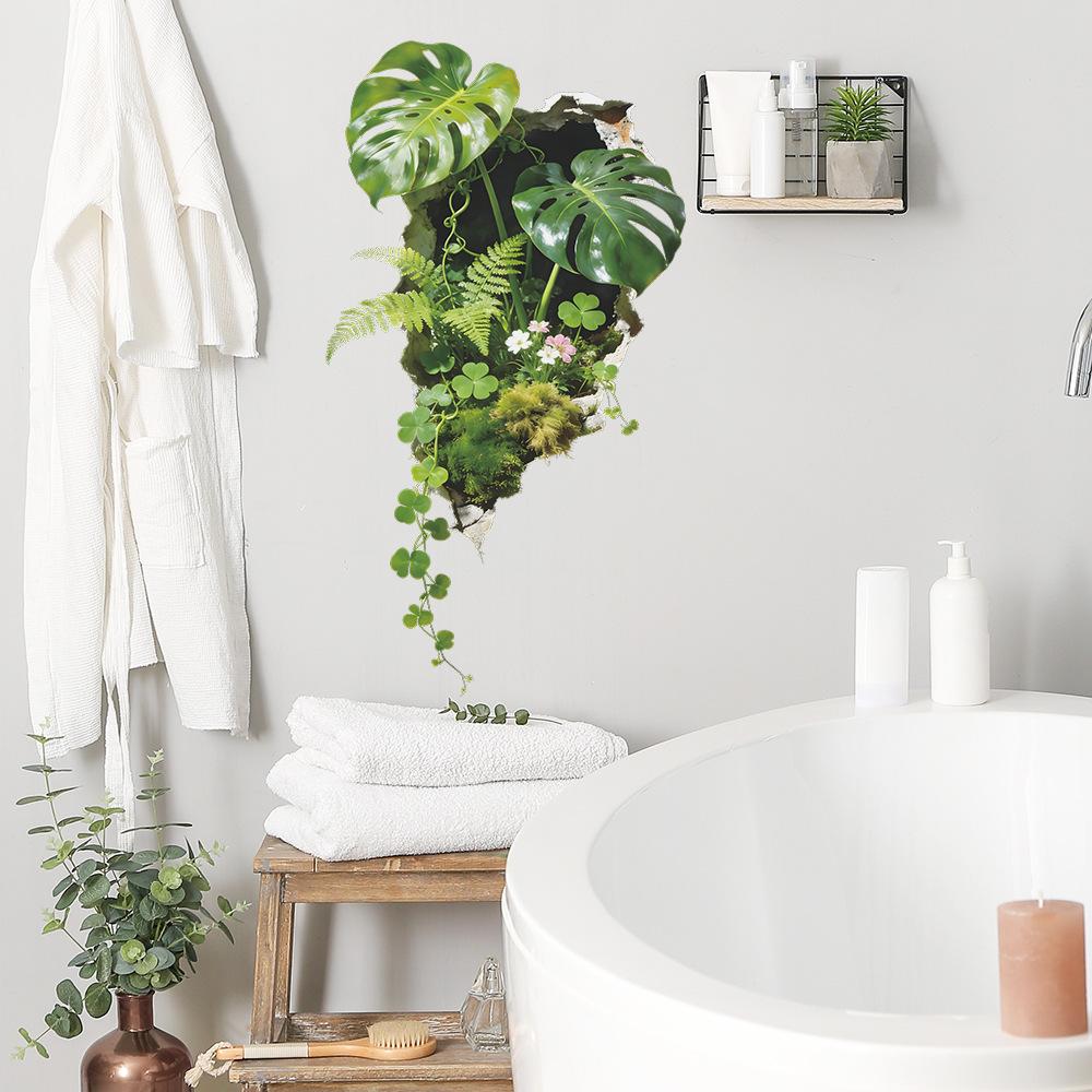 Tropical Green Plants for Bedroom, Living Room, Entrance Hall, Home Decoration, Wall Beautification, Wall Stickers