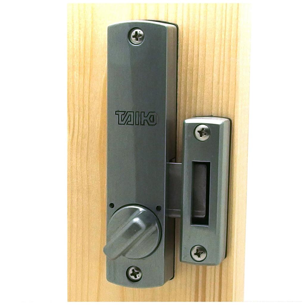 Taiko Digital Lock Surface Lock Sliding Door Double Surface Lock Fixed Thumb Turn Silver P-700
