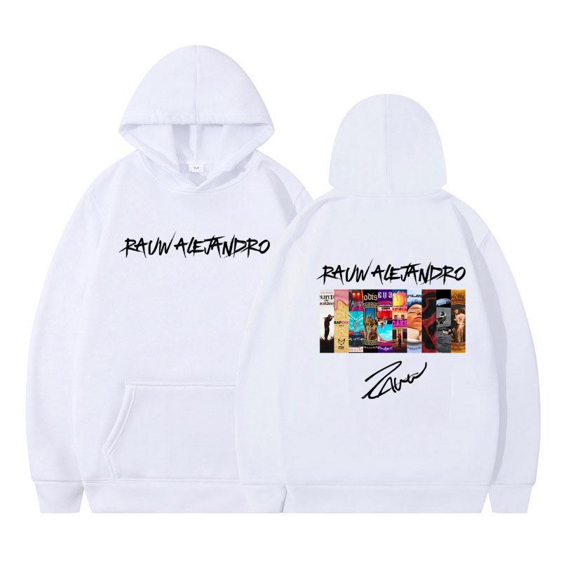 2025 RauwAlejandro Album Cover Print Hoodie Men Women Clothing Fashion Long Sleeve Sweatshirts Oversized Fleece Loose Pullover
