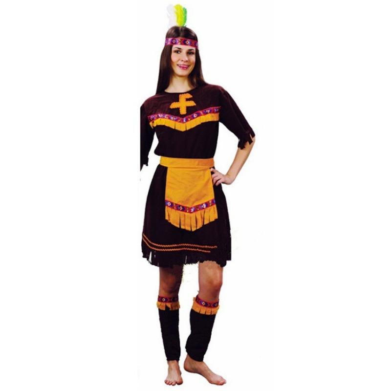 Halloween Costume Prom Costume Adult Female Indian Costume Female Indian Savage Costume