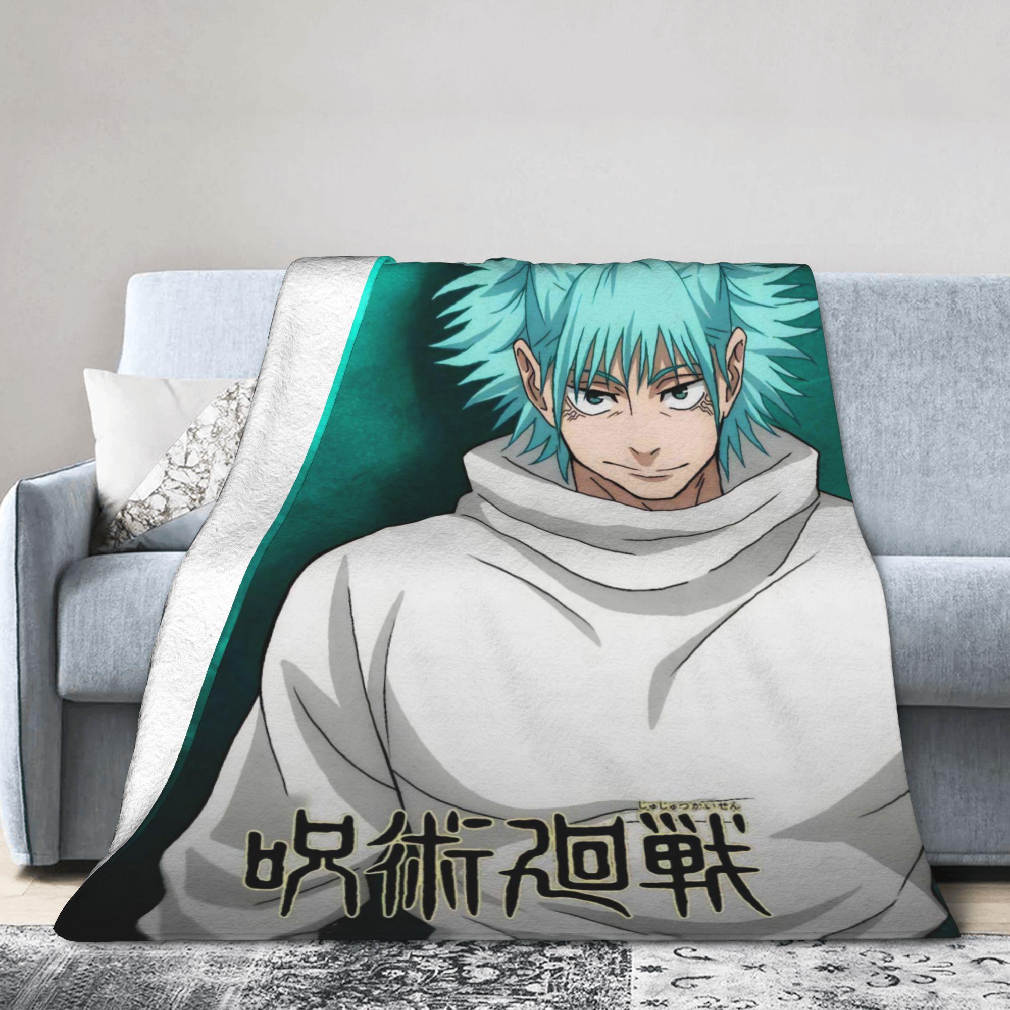 Hajime Kashimo Jujutsu Kaisen Blanket Quality Warm Soft Throw Blanket Winter Child Couch Chair Fluffy Bedspread 80x120cm