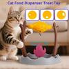 Roasted Chicken Leg Cat Slow-moving Feeder 360° Rotating Pet Educational Items  Pet Games