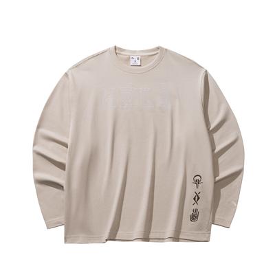 Série Kyrie de Outono Camiseta Casual de Manga Comprida Moda Unissex Tops 972611401-3