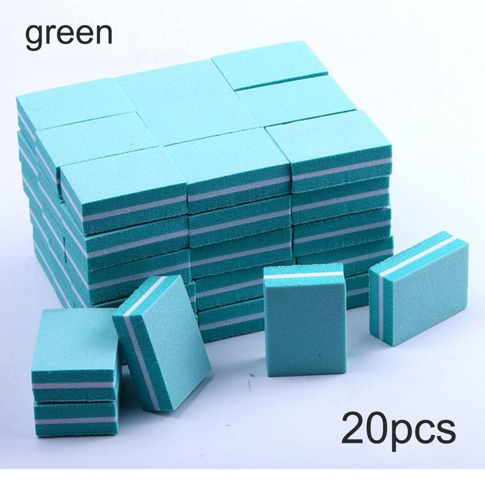 Strips Manicure Tool Colorful Sponge Nail Sanding Buffer Mini Nail File Polishing Block Nail Polish