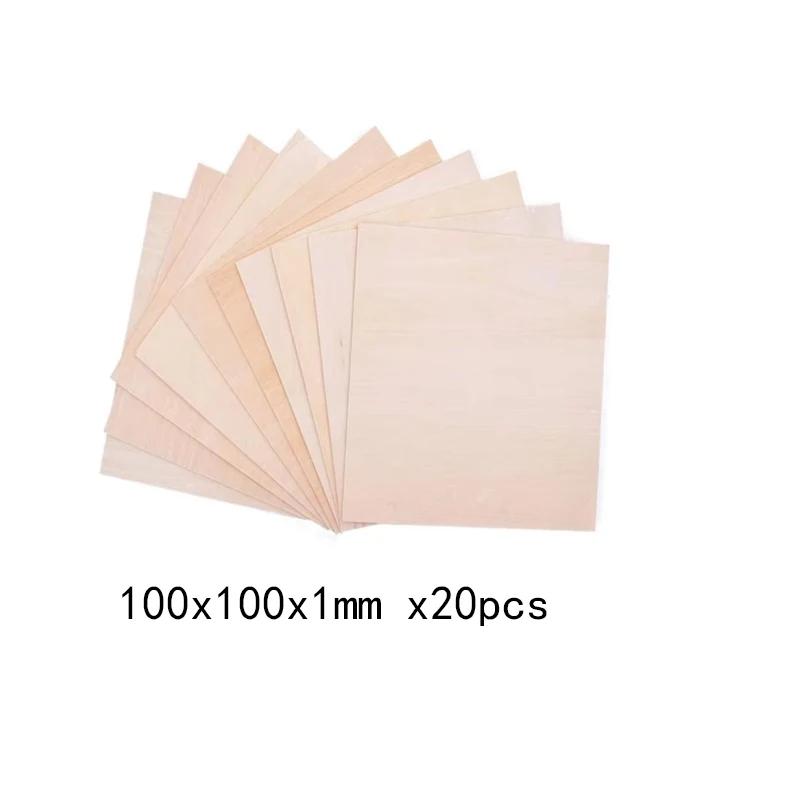 5-20 Stück Balsaholzplatten Furnier 100-300 mm Lang 1 mm/1,5 mm/2 mm/3 mm/4 mm/5 mm/6 mm/8 mm Dick Für Bastel-DIY-Projekt Holzmodellbau