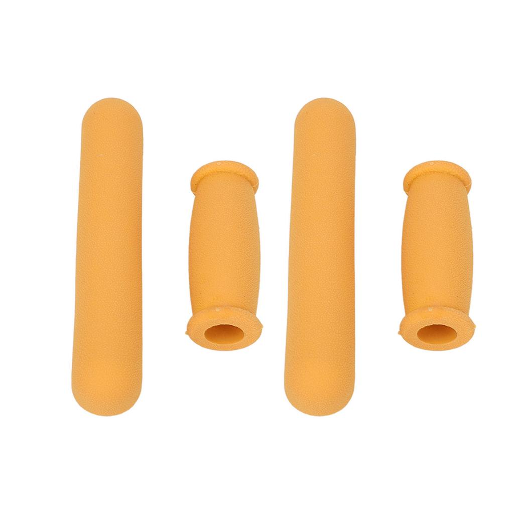 4 Stück Extra Dick Gepolsterte Rutschfeste TPU Krücken Ersatzpolster für Achselhöhlen Handgriffe für Standard Aluminiumkrücken