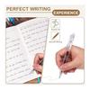 PATIKIL 0.5mm Gel Pens, 6 Pack, Retractable, Purple Gel Ink, Medium Point, Rollerball Pens, Smooth Writing, Quick Dry, for Notebooks and Office