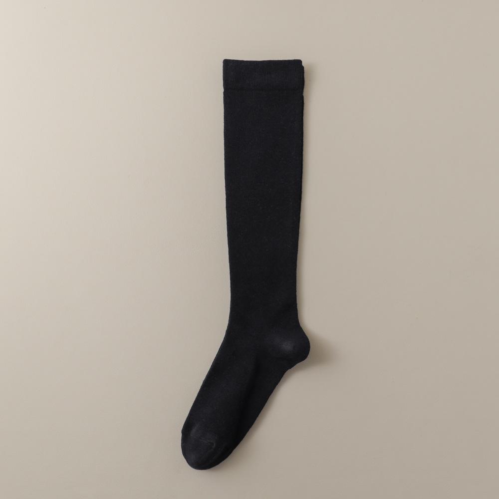 Pressure Slimming Leg Calf Socks for Women, Spring and Autumn, Long Thigh-high Black Mid-calf Socks