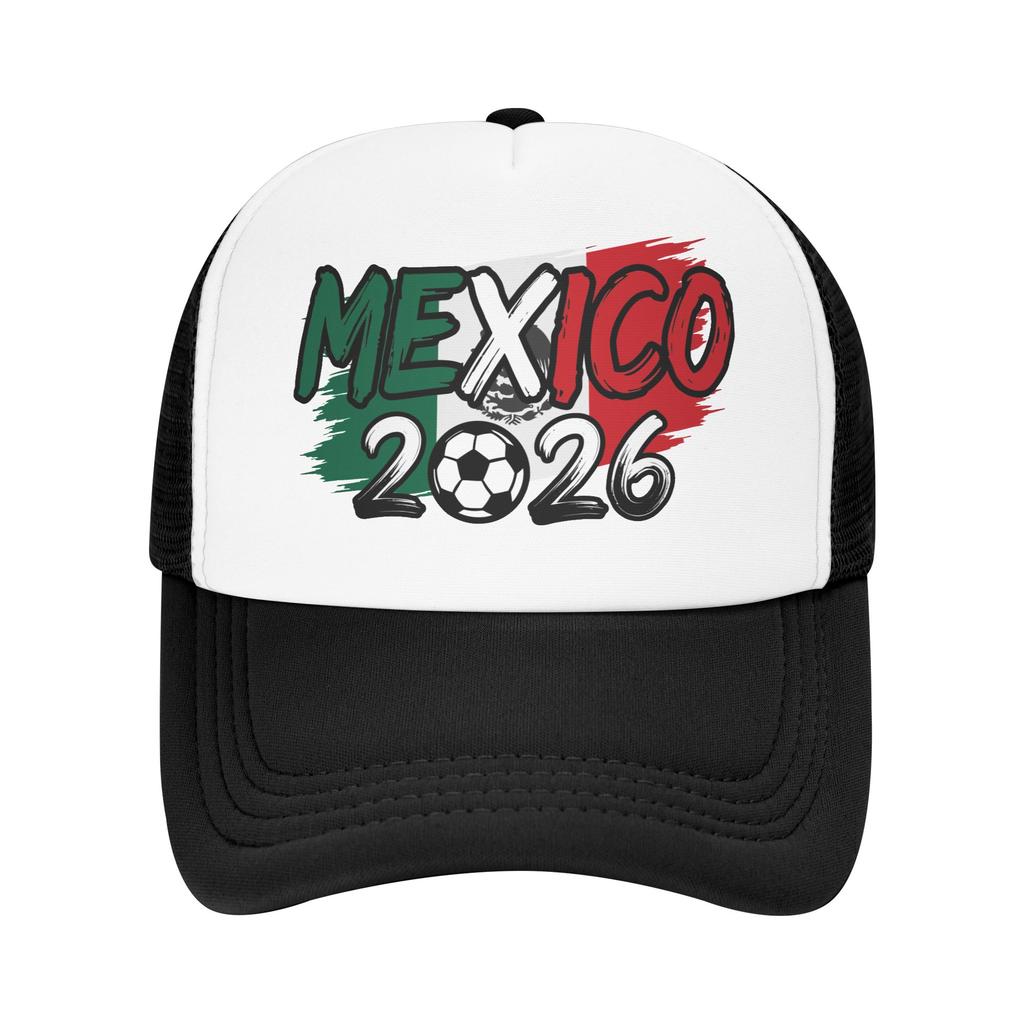 Mexico Football Match Mesh Baseball Cap Unisex Casual Sun Hats Usa Canada Mexico Soccer Hats Adjustable Summer Trucker Hats
