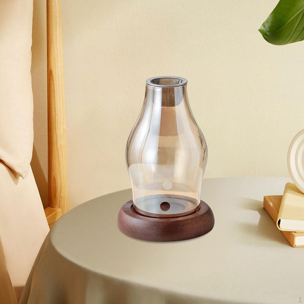 Burner Stand Wood Modern Censer Fragrance for Bedroom Centerpiece Cafe Party Wedding