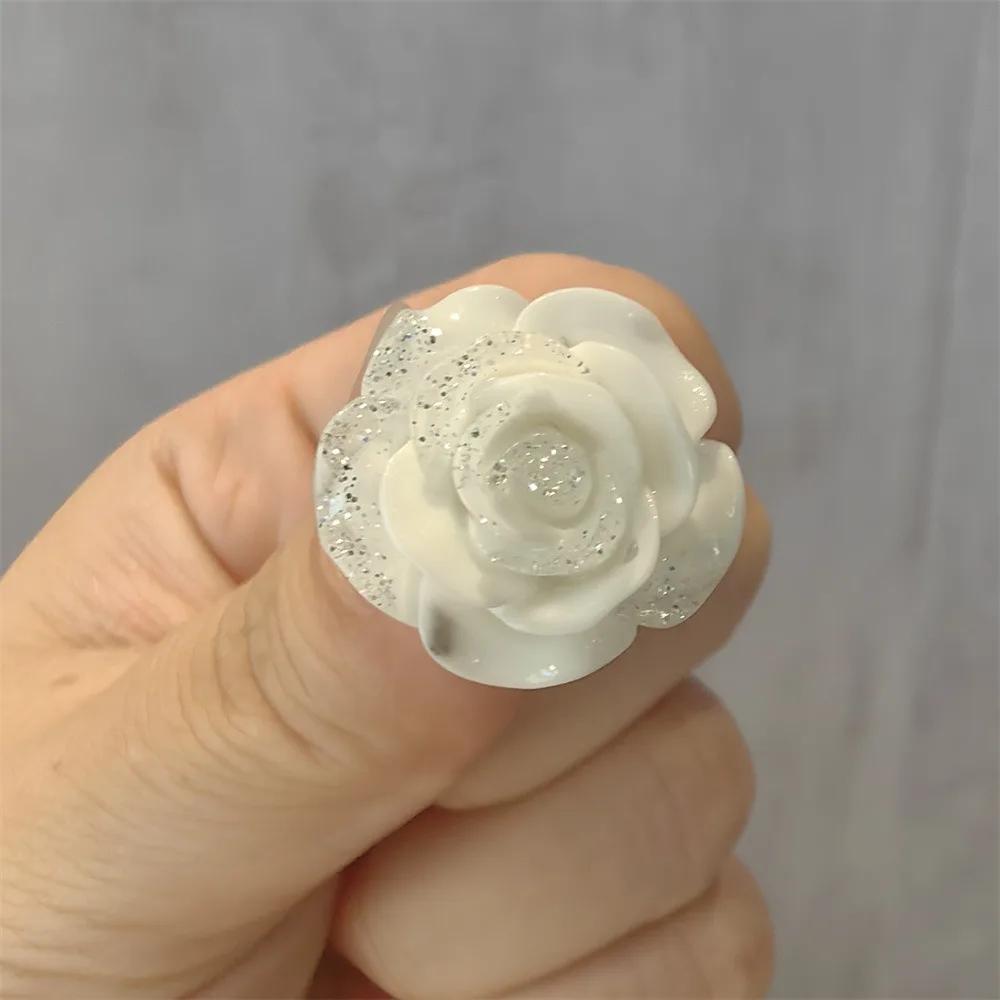 Fashion 1PCS Shoelaces Clips Buckle Decorations Rhinestones Pearl Gem Casual Flower Shoes Accessories Shoe Charms for Sneakers