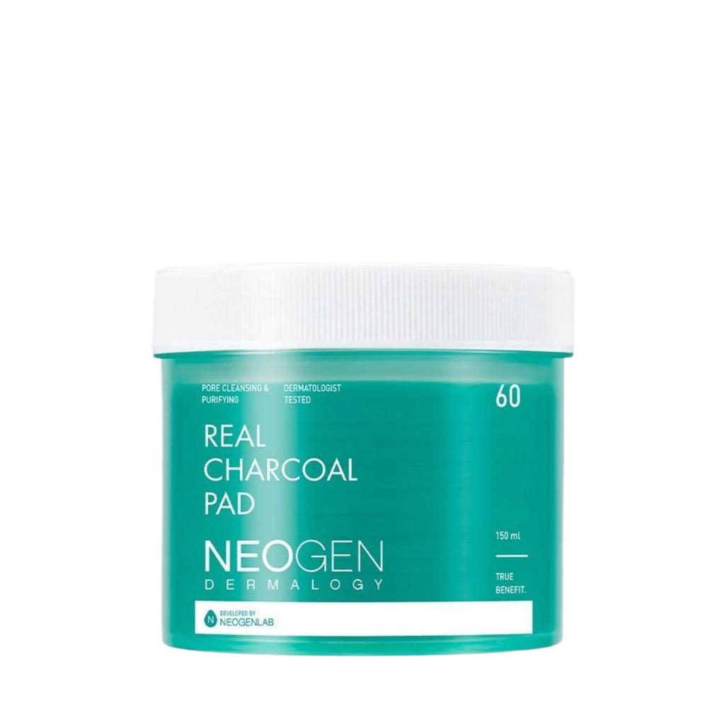 NEOGEN Dermalogy Real Charcoal Pad Pore Tightening & Sebum Control Facial Pads 150ml (60 Pads)