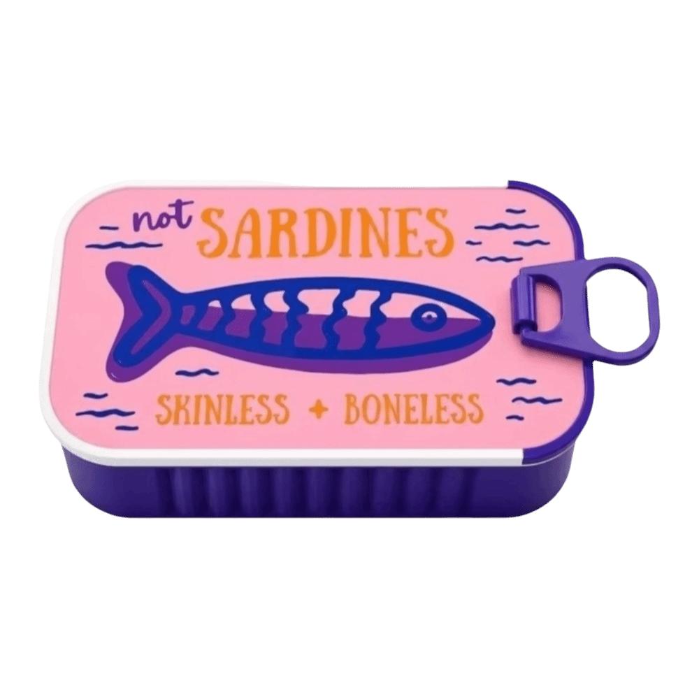 Scatola Portagioie in Stagno di Sardine Stampata in 3D Organizer Espositore per Gioielli Durevole Scatola Regalo
