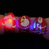 Christmas Glowing Snap Bracelet Father Christmas Sparkling Wristband Santa Claus Luminous Clap Bracelets Festival Carnival Prop