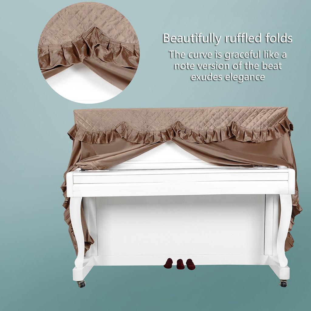 Piano Keyboard Dust Cover Anti-Dust Cover Full Covered Piano Cover Cloth for 88 Keys Electronic Keyboard, Digital Pianos