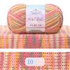 4Ply Knitting Yarn Color Gradient Dyeing Yarn Count 16S Milk Cotton Yarn Combed Cotton Milk Cotton Blend Cotton Yarn