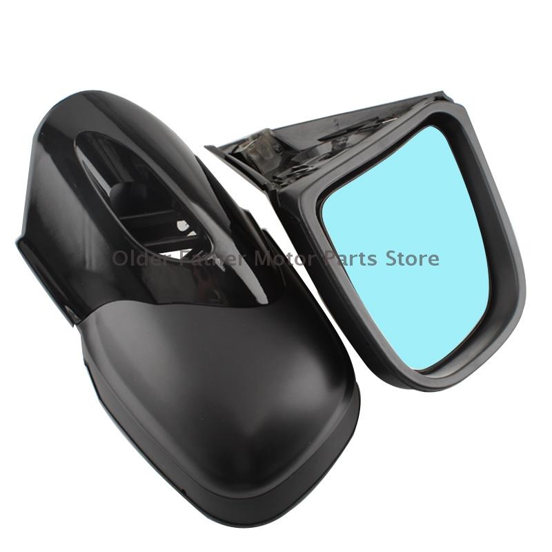 Motorcycle Accessories Left & Right Sides Rearview Mirrors ABS Plastic Black Chrome White For BMW K1200 K1200LT K1200M 1999-2008