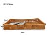 Handwoven Bread Fruit Vegetables Basket Hardness Restaurant Serving Tabletop Display