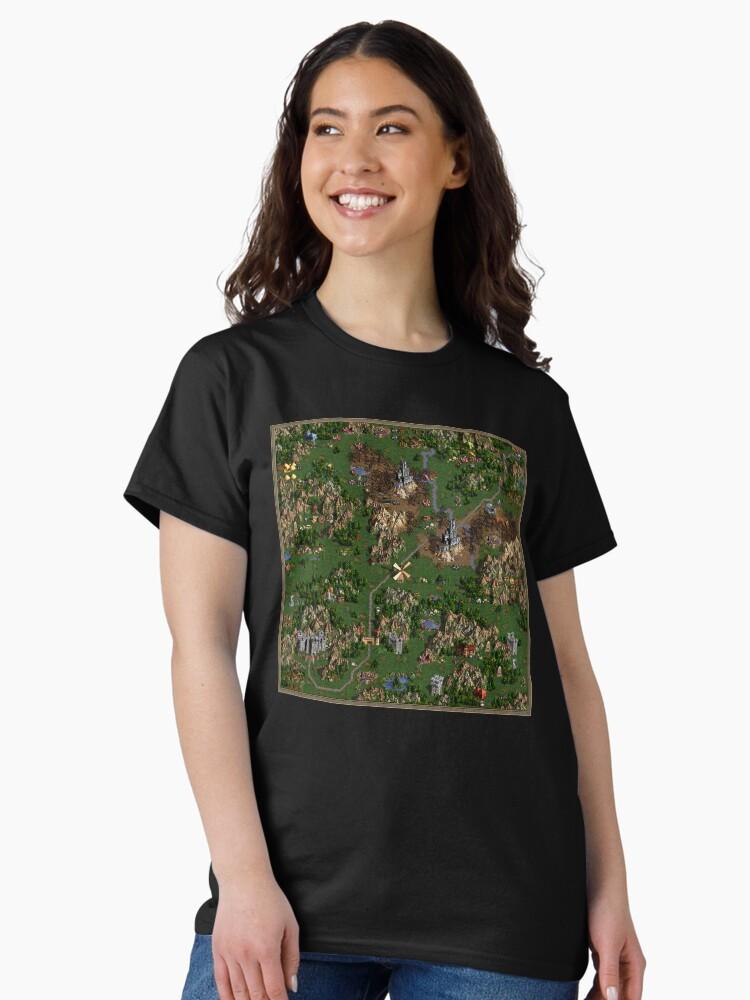 Command & Conquer Heroes Of Might And Magic III Map Classic T-Shirt