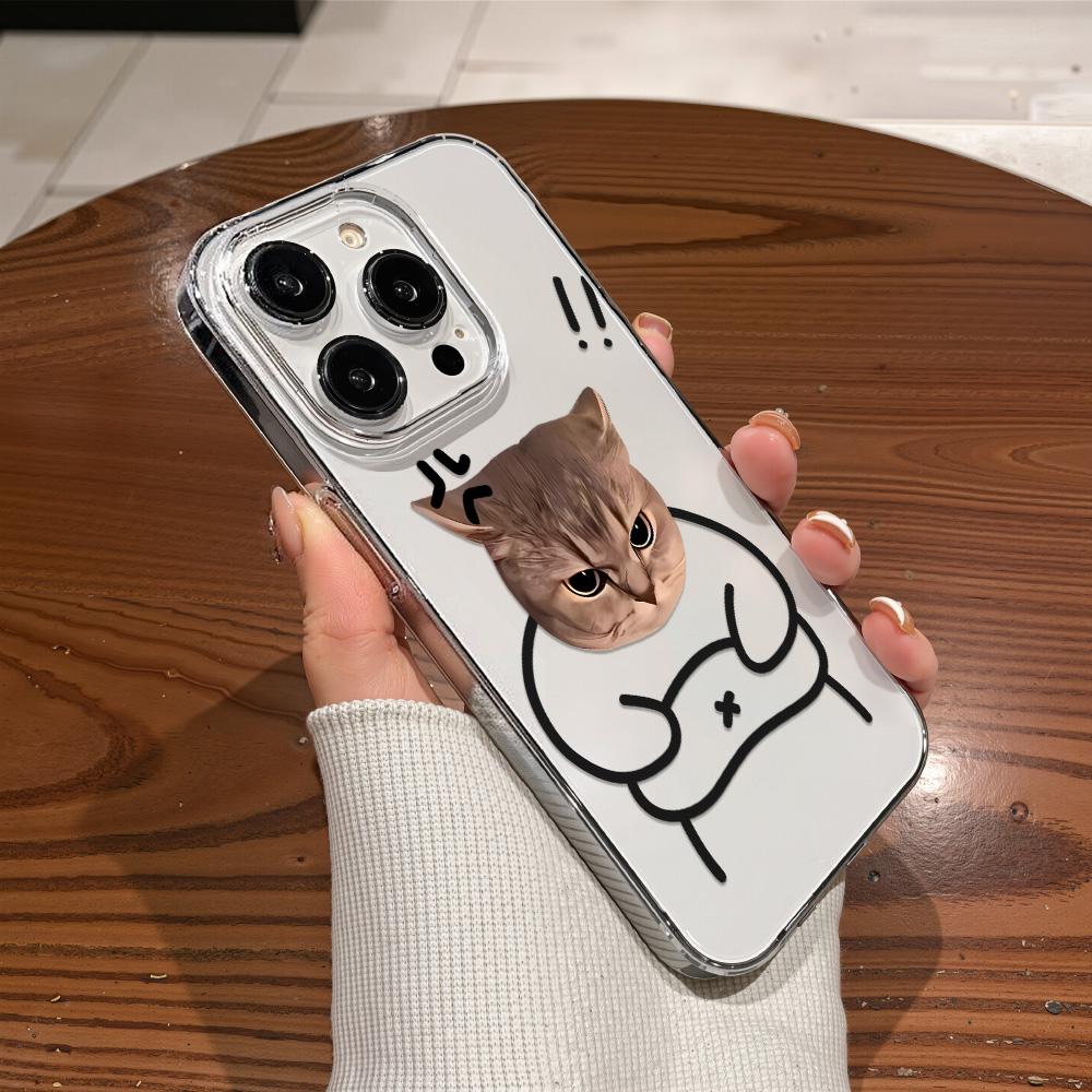 Acrylic Phone Case for iPhone 11 12 13 14 Pro 12 14 16 Pro Max for Samsung A16 A36 A56 S24 FE High-quality Painted Anti-fall Mobile Phone Case