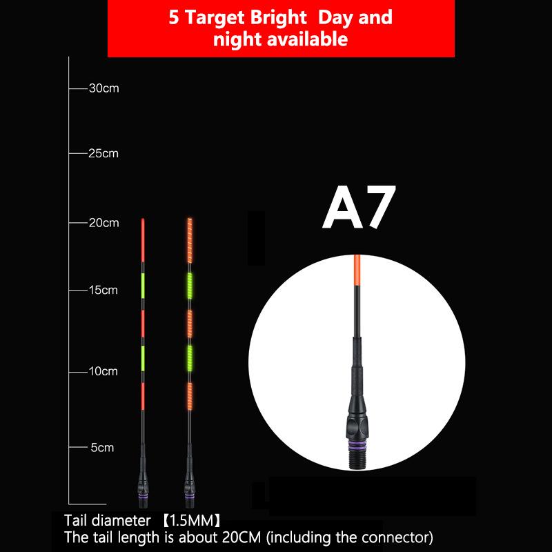 Smart Fishing Float Bite Alarm Fisk Agn Led Lys Fargeskifte Bøye Med