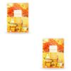 Deoproce Maschera in fogli effetto sinergico colore giallo miele e lumaca 20g*5ea/10ea/15ea/20ea