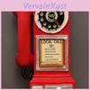 Telefono Retro Decorazione da Parete in Resina Arte Unica da Scrivania per Arredamento Casa Regalo