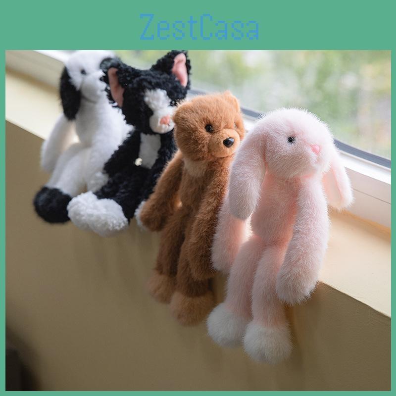Cat Rabbit Cute Bear Magnetic Cartoon Plush Kid Toy For Desktop Decoration