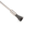 5pcs 3mm Shank 100mm Brass Stainless Steel Wire Brushes Cleaning Polishing Brush