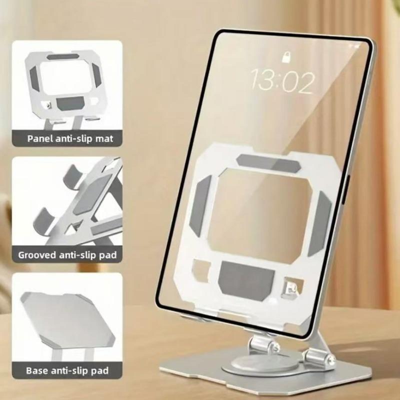 1PC Rotating Lifting Folding Mobile Phone Holder All Metal Tablet PC Support Holder Lazy Live Learning Portable