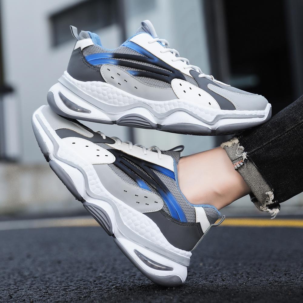 Pantofi ocazional pentru bărbați, ușoare, respirabile, pentru bărbați, cu platformă de vară, pantofi cu șireturi, bărbați, confortabili, clasici, casual, tenis masculin