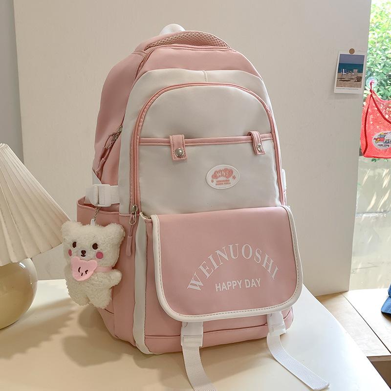 Children's Schoolbags Elementary School First Grade Girls Junior High School Boy Letter School Backpack