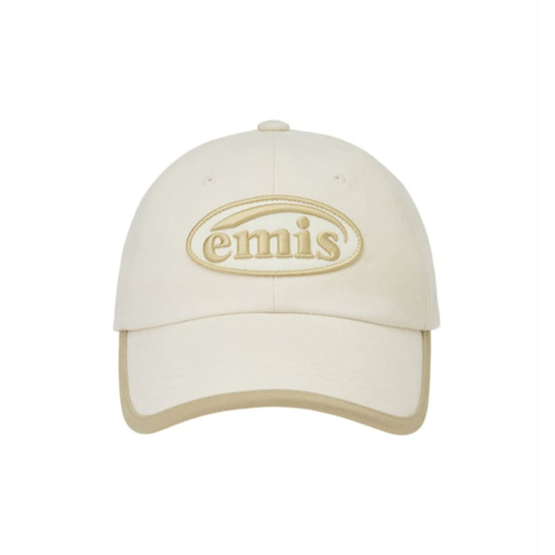 

EMIS BEIGE TRIMMING BALL CAP-CREAM CREAM
