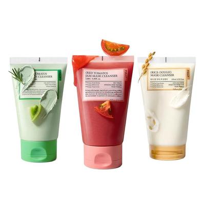 Vegan Pack Cleanser 3 Types (Green Tomato / Red Tomato / Rice Dough) 10 Options