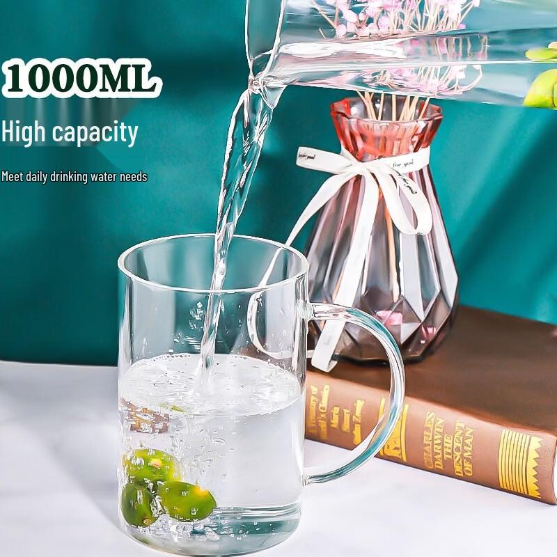 Yuzhuxun Heat-Resistant Glass Cup with Glass Lid