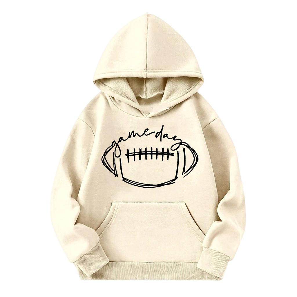 Cute Hoodies For Teen Children Trendy Preppy Hooded Sweatshirts Oversized Long Sleeve Shirts Clothes For Children