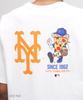 AVIREX New Era New York Size Met's T-Shirt, Men's, 2XL, 030, White, 783-5234011