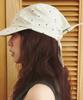 Maugeu Darted Scarf Cap Ivory