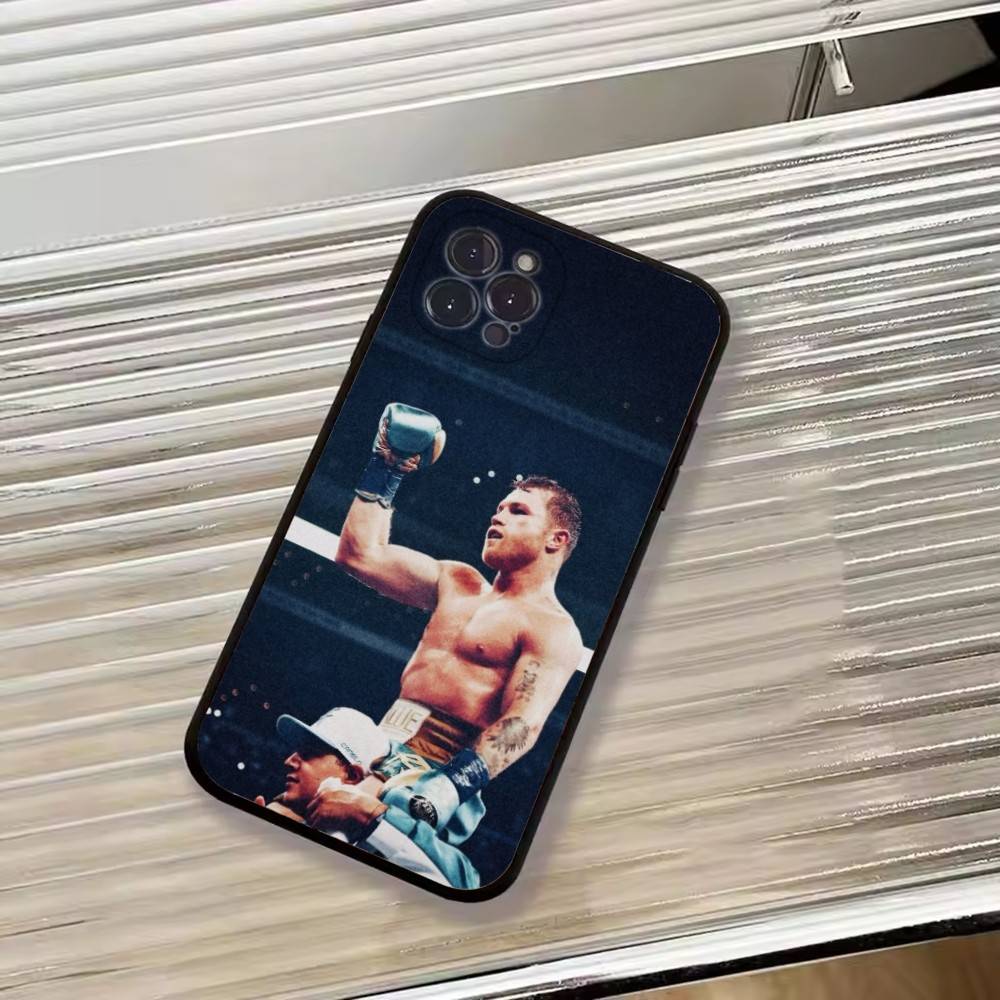 Mexico Boxing Canelo Alvarez Phone Case For iPhone 17, 16,15,14,13,12,11 Plus,Pro Max, Others Soft Black Cover