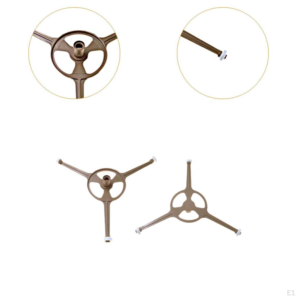 2x otočné podpěrné kroužky Držáky podnosů na skleněné talíře Lehké podpěry mikrovlnné trouby