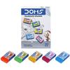 Doms Non Toxic Fragrance Erasers Set Pack of 20 Pieces for Clean Smooth Erasing Stationery Gift for Kids and Students