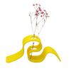 Creative Plant Display 3D Printed Dried Flower Stand, Curved Ribbon Vase, Decorative Holder, Bedroom Container Artificial Rack for Living Room