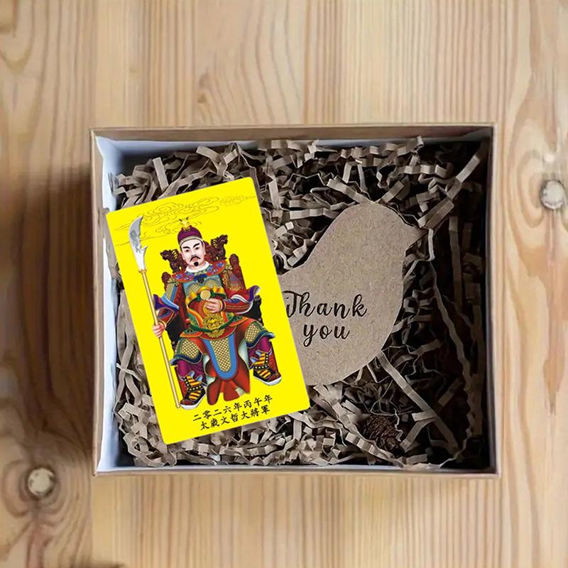 New 5/10pcs Traditional Chinese Tai Sui Amulet Cards Feng Shui Prayer & Exorcism Wealth And Treasure Symbols Perfect Gift 2026