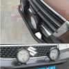 Universal Front Bumper License Plate & Spotlight Bracket with Metal Anti-Collision Bar for Off-Road Vehicles