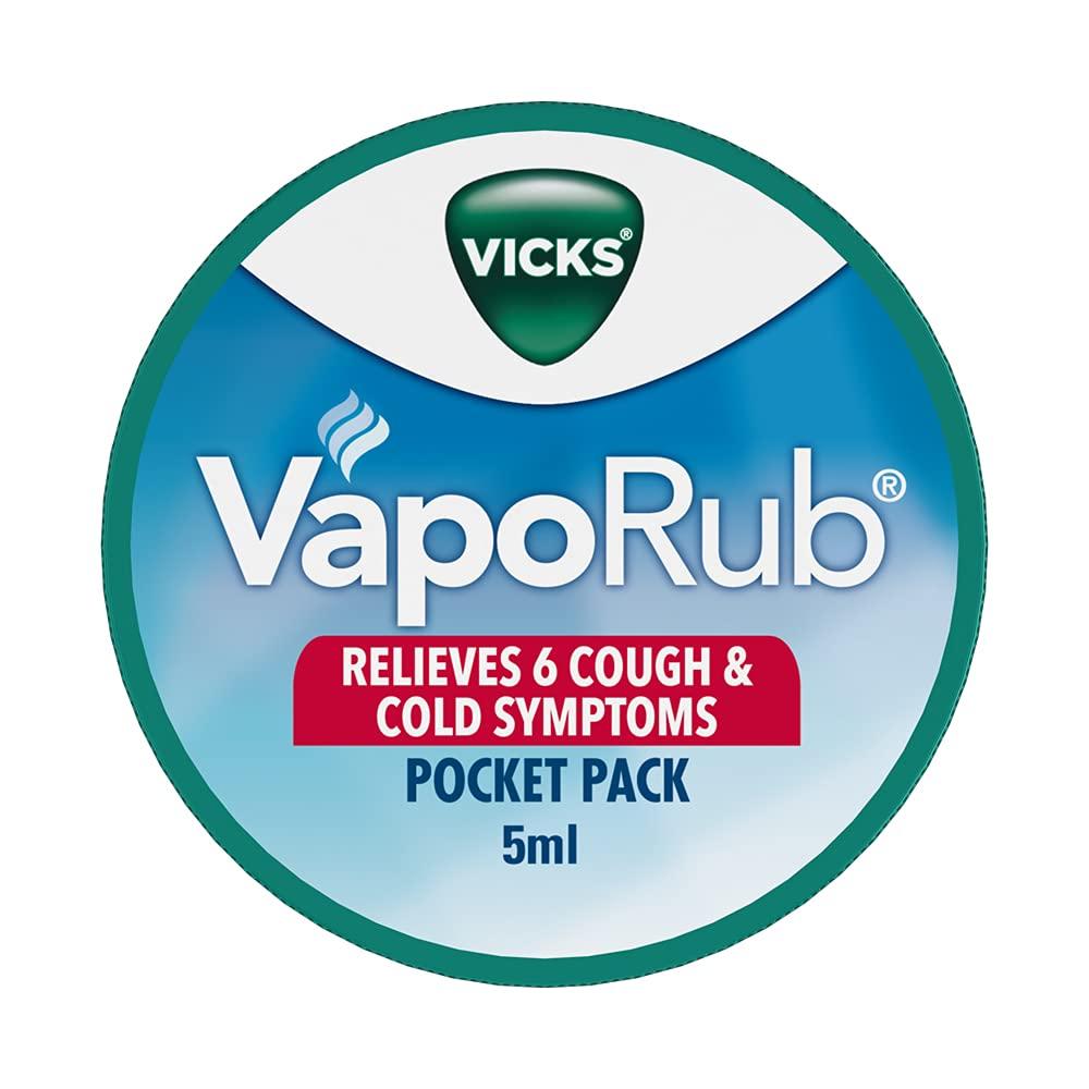 Vicks Vaporub Mini, 5ml [Pack of 12]-