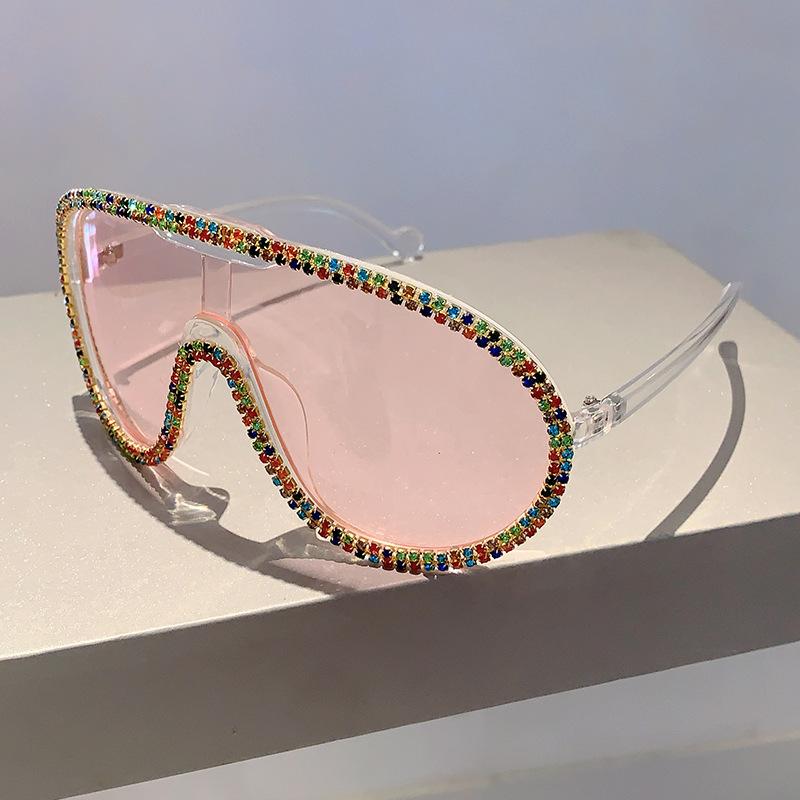 

Oversized Pilot Sun Glasses Glasses Ladies For Female Luxury Designer Style Style Sun Eyeglasses Classic Big Spectacle Frame Frame One Piece As the picture