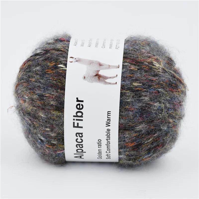 6 Knäuel Acrylgarn zum Häkeln und Stricken 300g/10.58oz Weiche Wollknäuel für Amigurumi DIY Schmuck Decken Schals Bastelbedarf für Anfänger