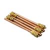 Set Of 10 Copper Tube Refrigeration Access Valves For Air Conditioner Compressor Filling And HVAC System Maintenance