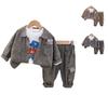 Kids Casual Long-Sleeve Set, Comfortable Daily Wear Outfits